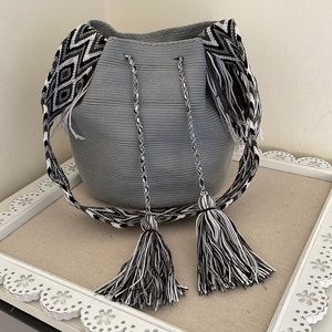 WAYUU BAGS Crochet bag, authentic Large Wayuú Mochila Bag , Hand-made/premium
